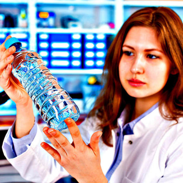 Alkaline Bottled Water Los Angeles in Lab